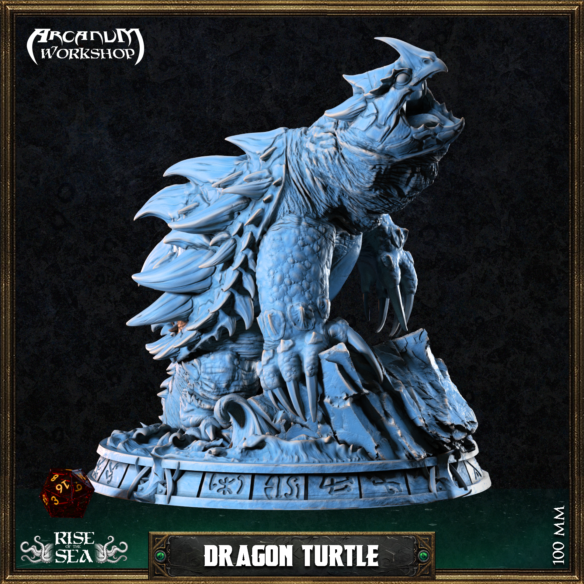 Turtle Dragon 100mm